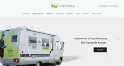 Desktop Screenshot of anjahensberg.dk